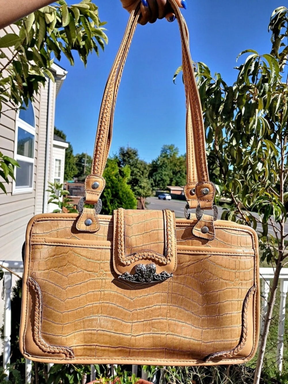 Maggie Barnes Brown Shoulder Bag